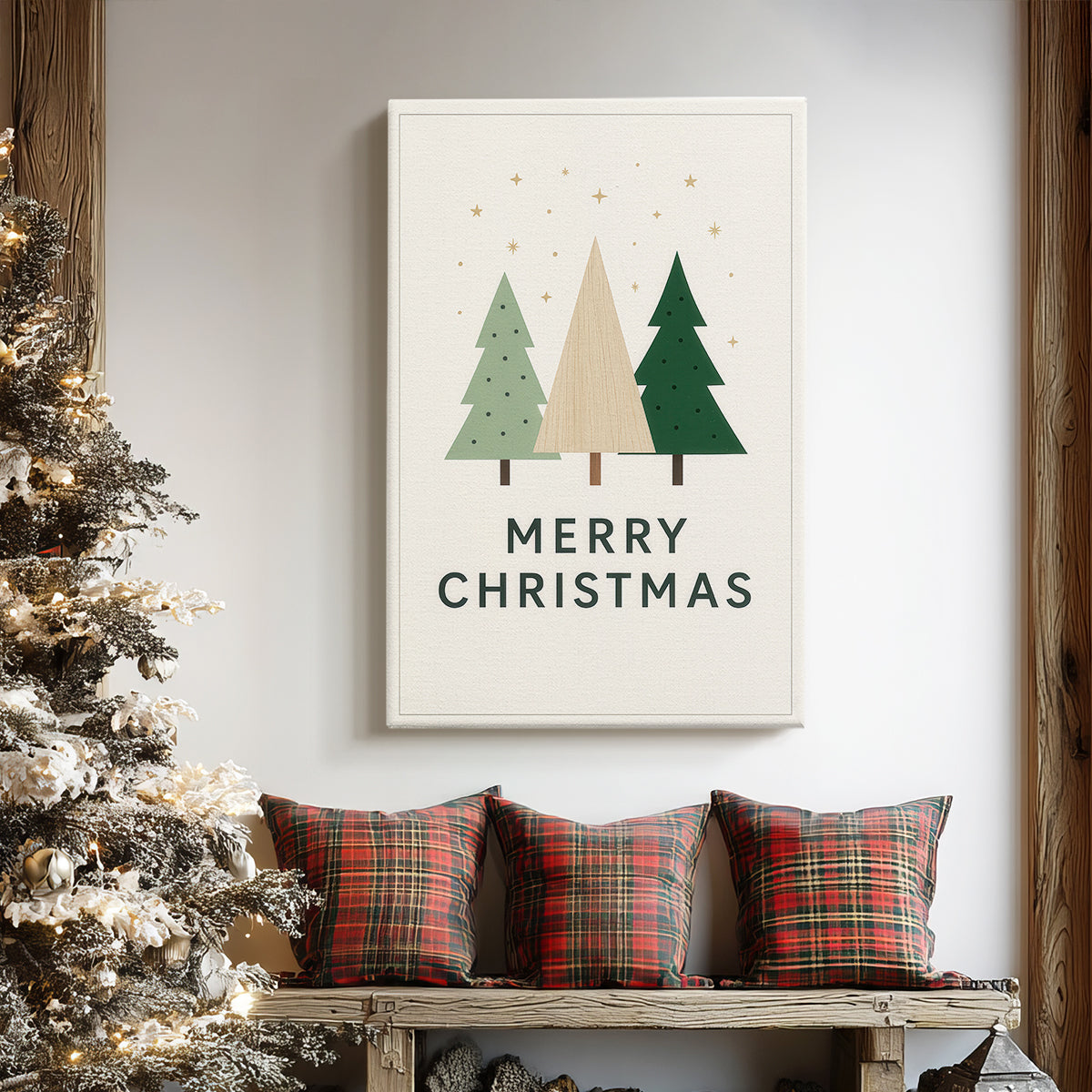 Silver Serenade of Bells - Canvas Art Print