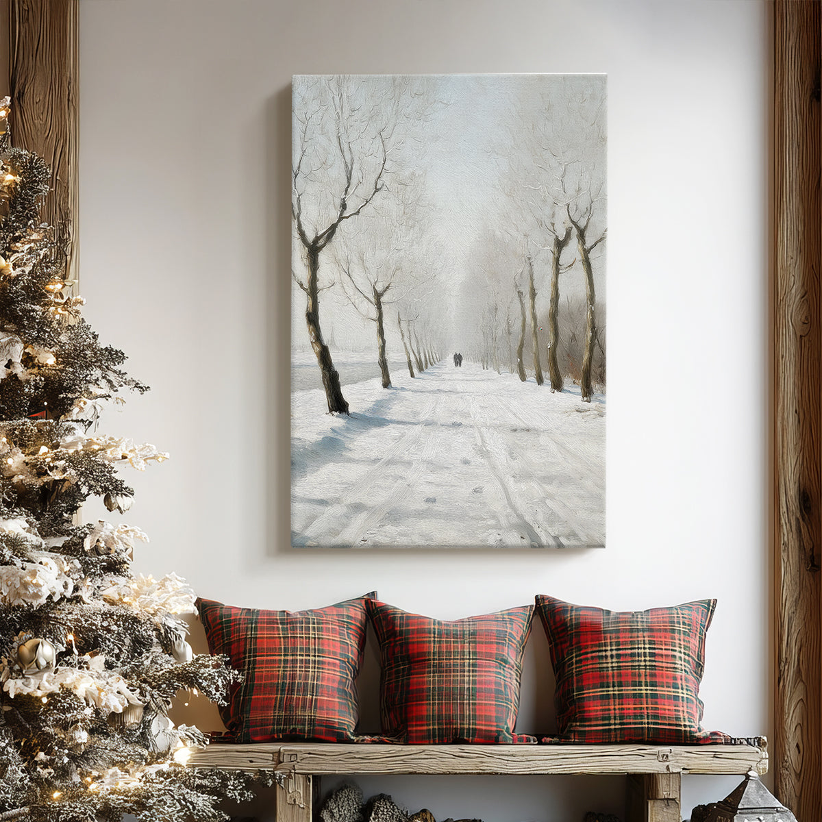 Silver Serenade - Canvas Art Print