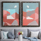 Desert Dreamscape I - Premium Framed Canvas 2 Piece Set - Ready to Hang