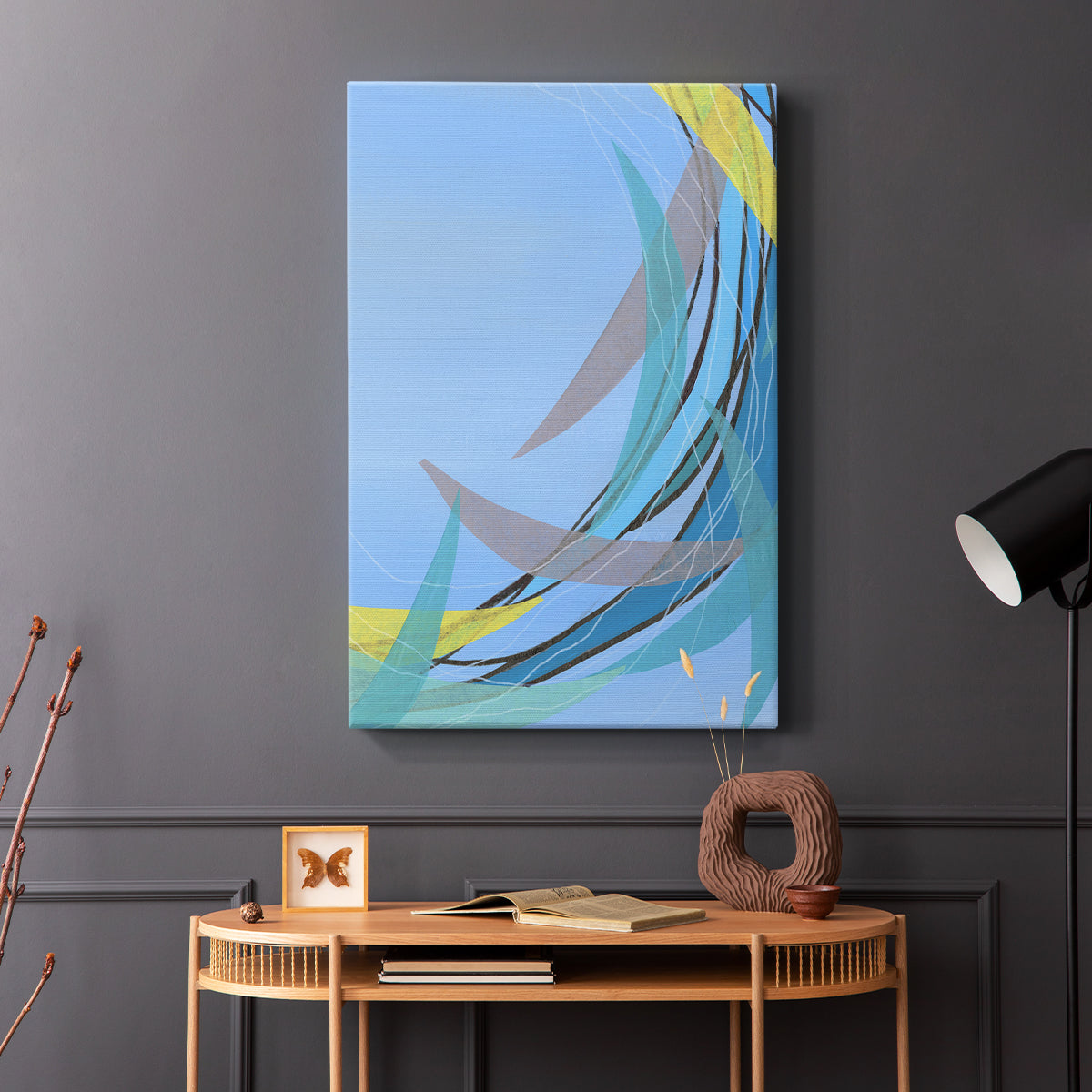 Circulating Flow II - Canvas Art Print