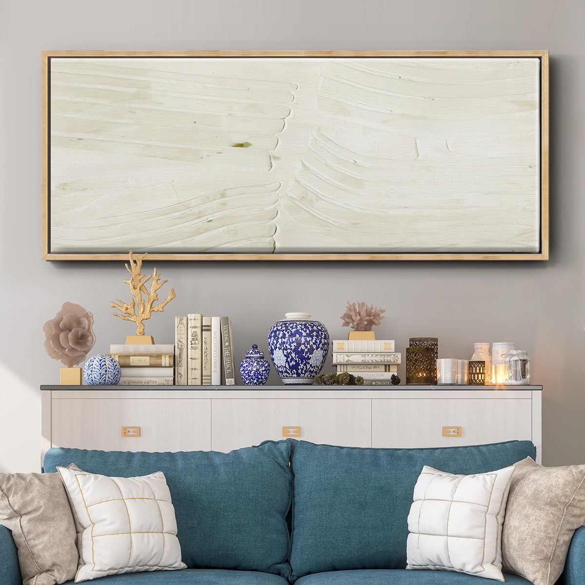 Roll Crossing I - Floater Framed Canvas Print