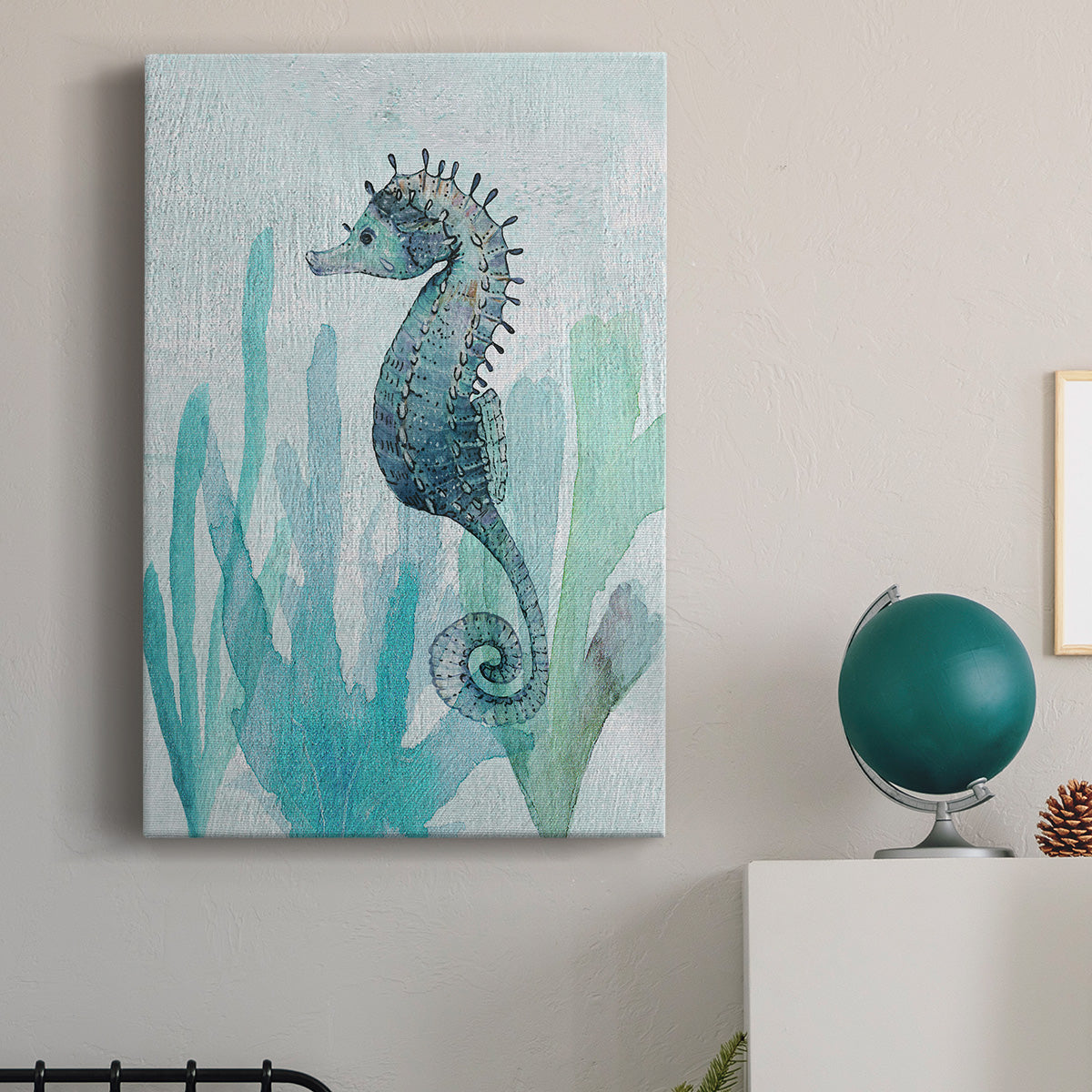 Seahorse II Premium Gallery Wrapped Canvas - Ready to Hang