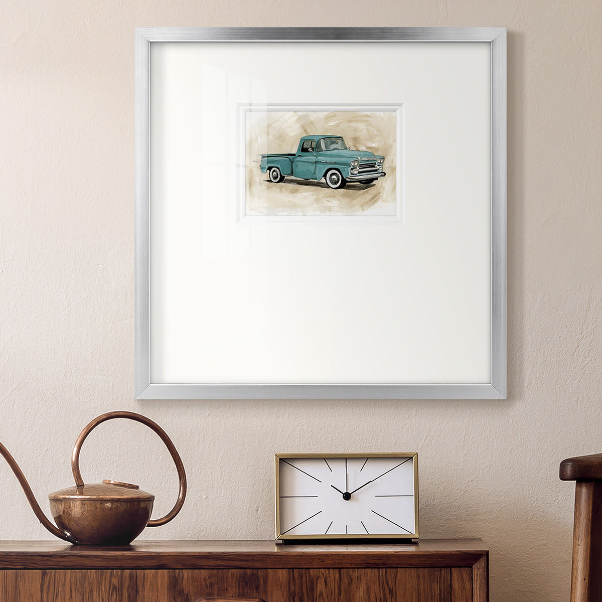 Pickup III Premium Framed Print Double Matboard