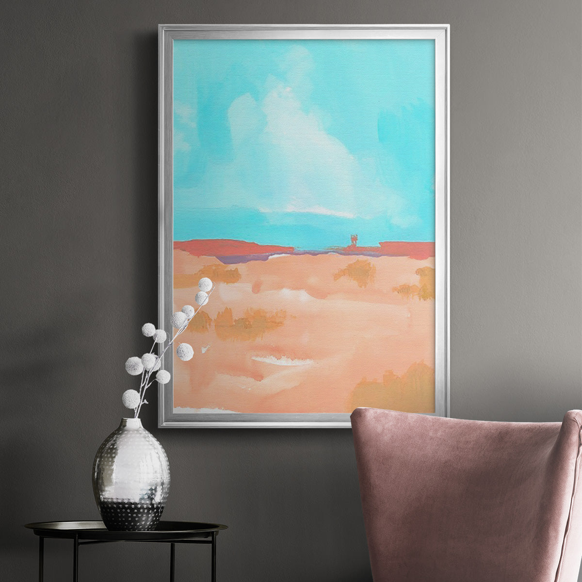 Wide Open Spaces II - Modern Framed Canvas Print