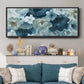 Blue on Blue - Floater Framed Canvas Print