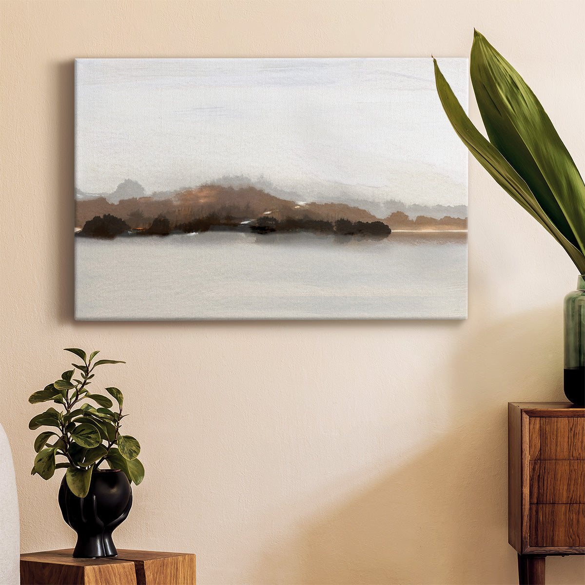 Slauson Mountain at Dusk Premium Gallery Wrapped Canvas - Ready to Hang