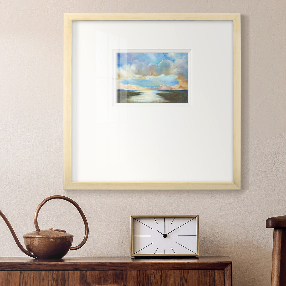 Dawn Breaks Premium Framed Print Double Matboard