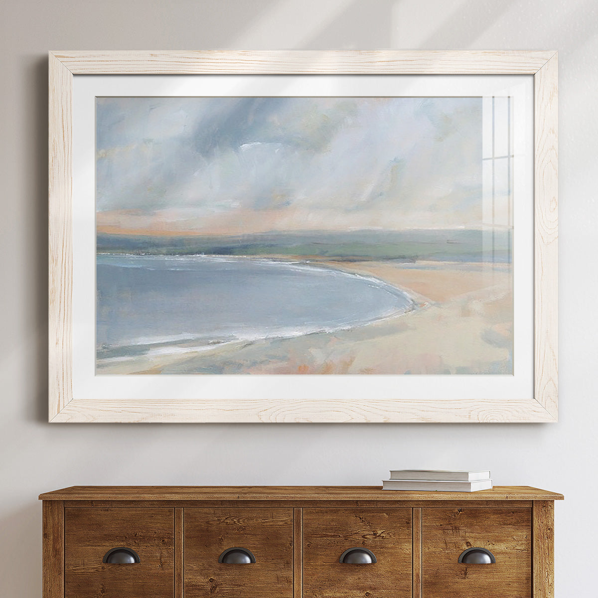 Coastal Study II - Barnwood Framed Art Print