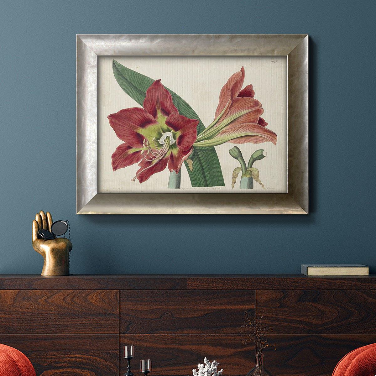 Amaryllis Splendor I Premium Framed Canvas- Ready to Hang