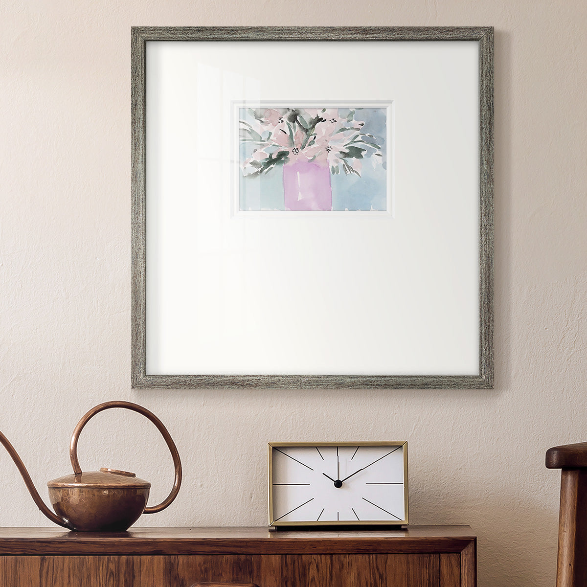 Broken Flowers II Premium Framed Print Double Matboard