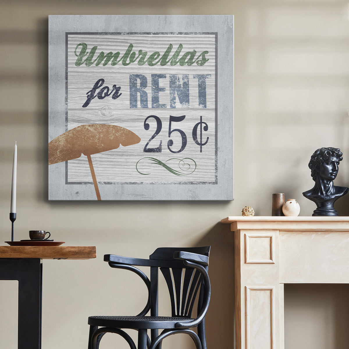 Beach Sign III - Canvas Art Print