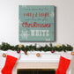 White Christmas-Premium Gallery Wrapped Canvas - Ready to Hang