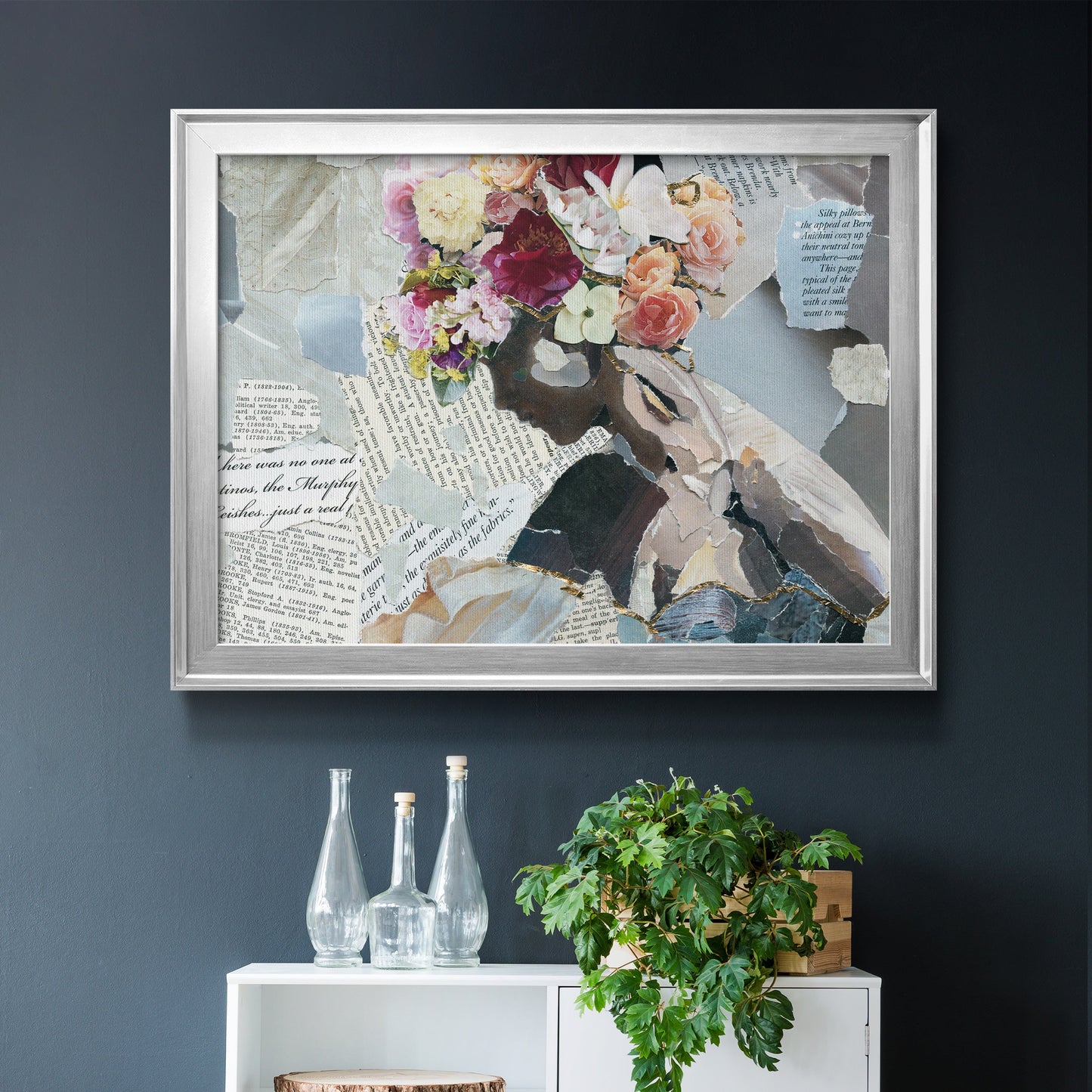 Contemplation II - Modern Framed Canvas Print