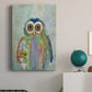 Fantastic Florals Owl - Canvas Art Print