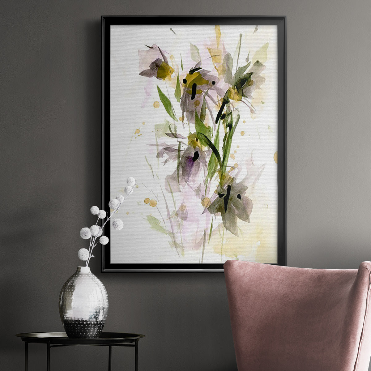 After Rain IV - Modern Framed Canvas Print