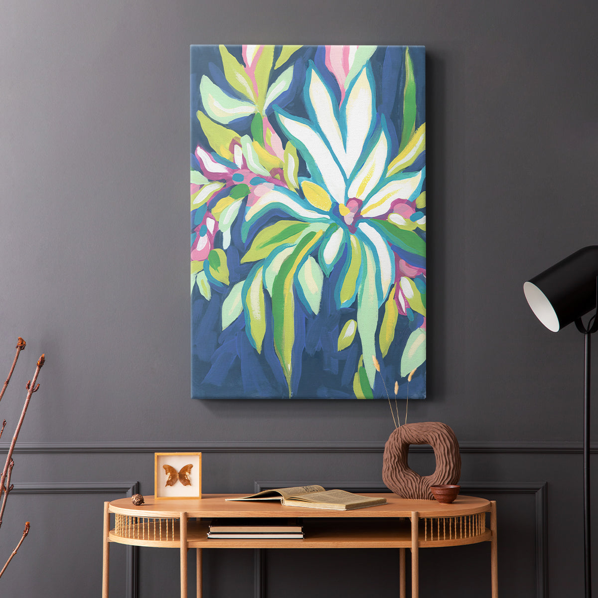 Blue Tropics IV - Canvas Art Print