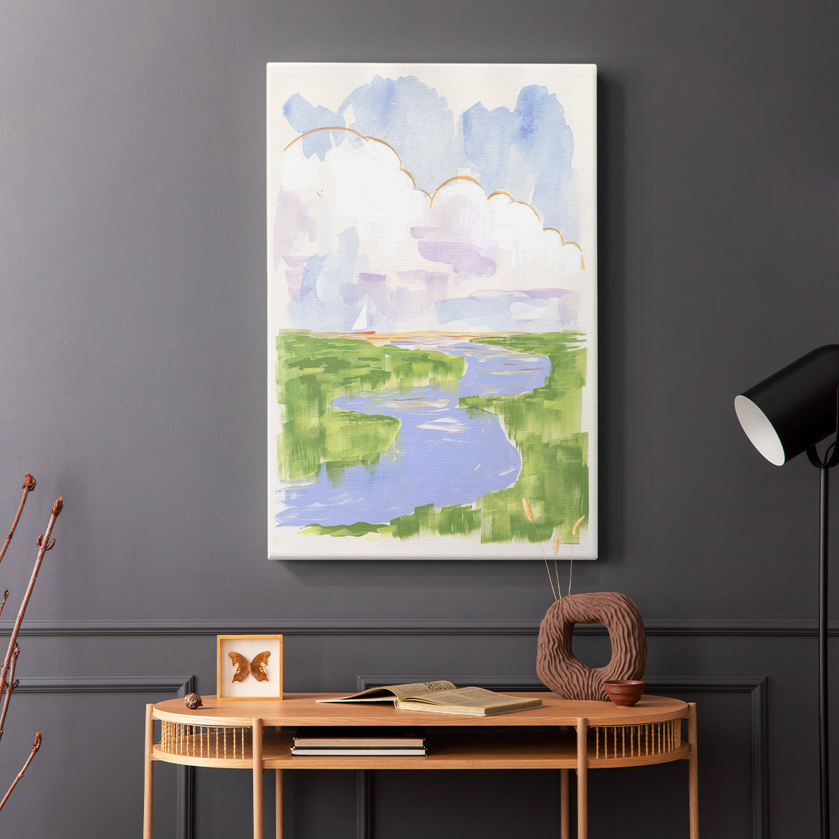 Low Country River Vista I - Canvas Art Print