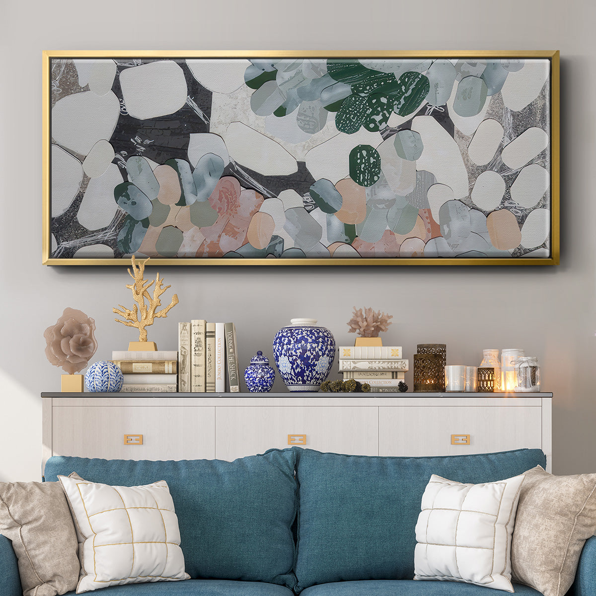 Antelope Canyon Run I  - Floater Framed Canvas Print