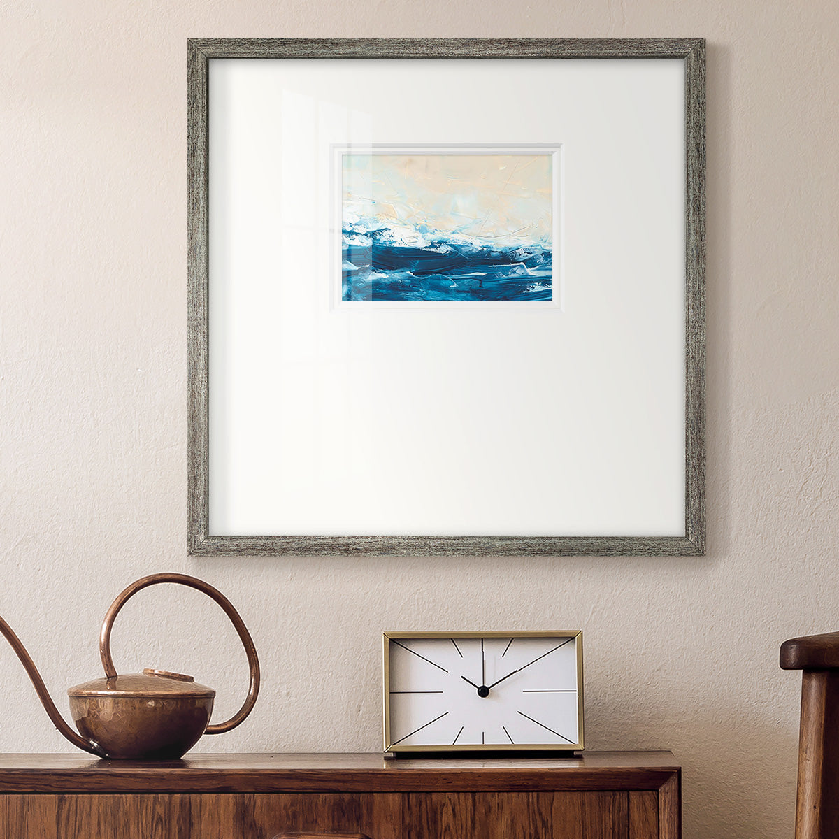 Wave after Wave III Premium Framed Print Double Matboard