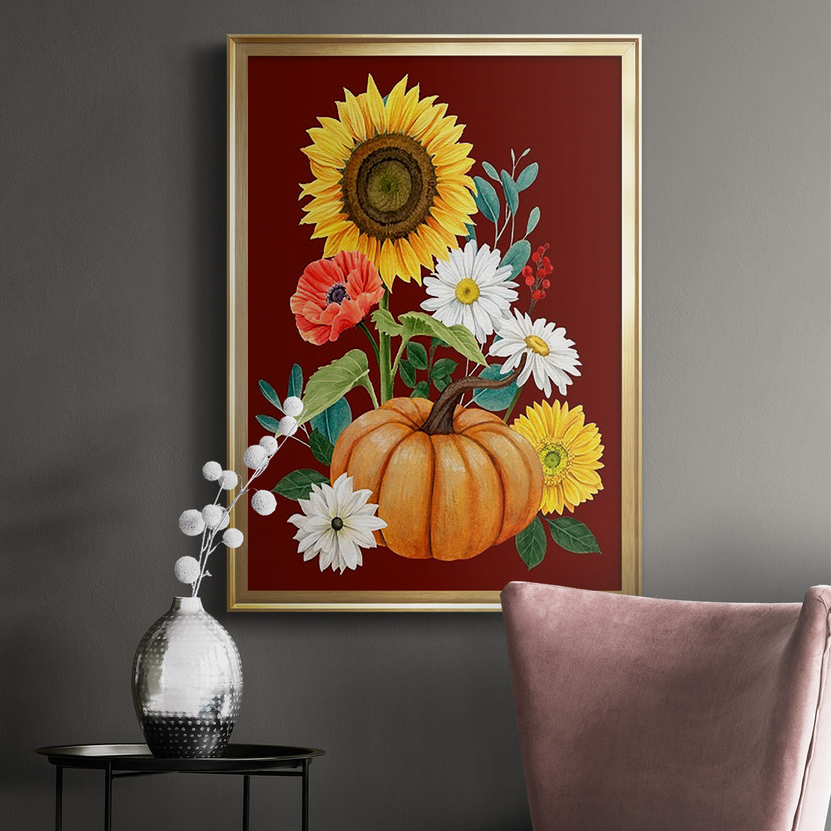 Beautiful Fall II - Modern Framed Canvas Print