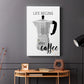 Begins After Coffee - Canvas Art Print