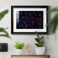 Crimson Constellation - Modern Framed Art Print