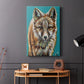 Teal Fox - Canvas Art Print