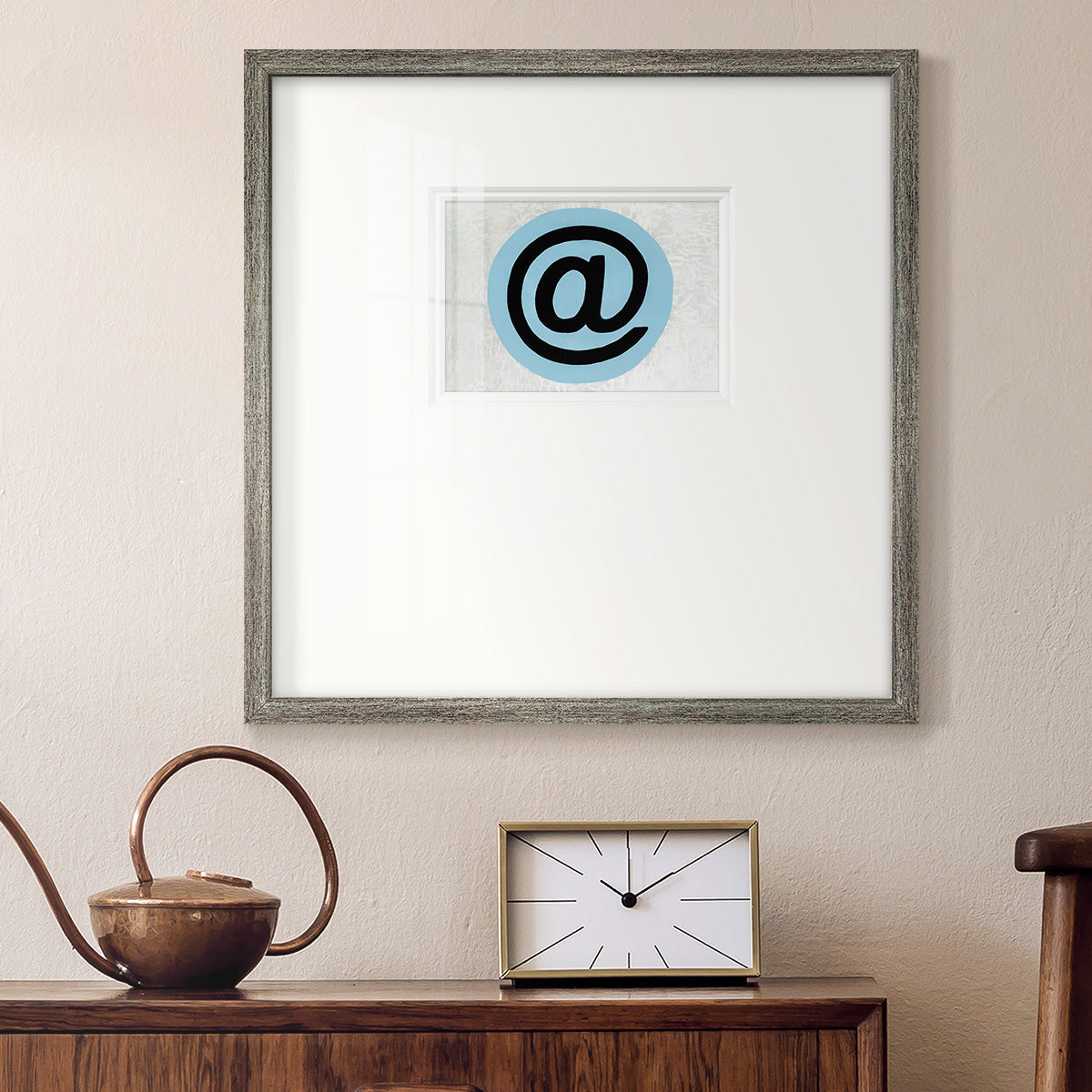 At- Premium Framed Print Double Matboard