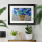 Blue Love - Modern Framed Art Print