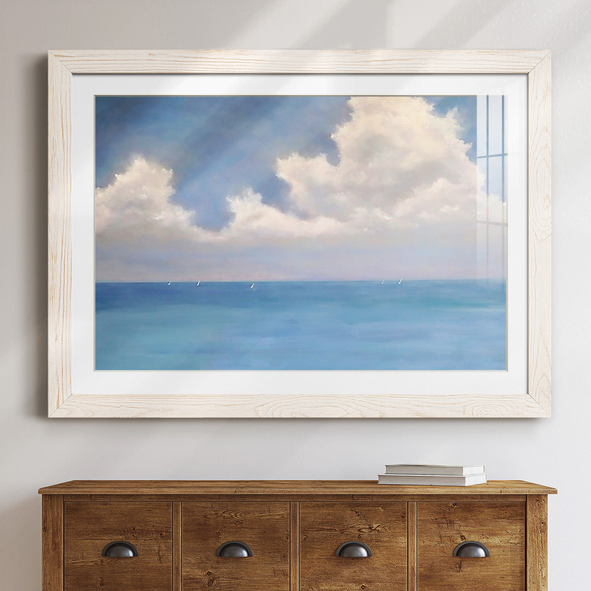 Race Day II - Barnwood Framed Art Print