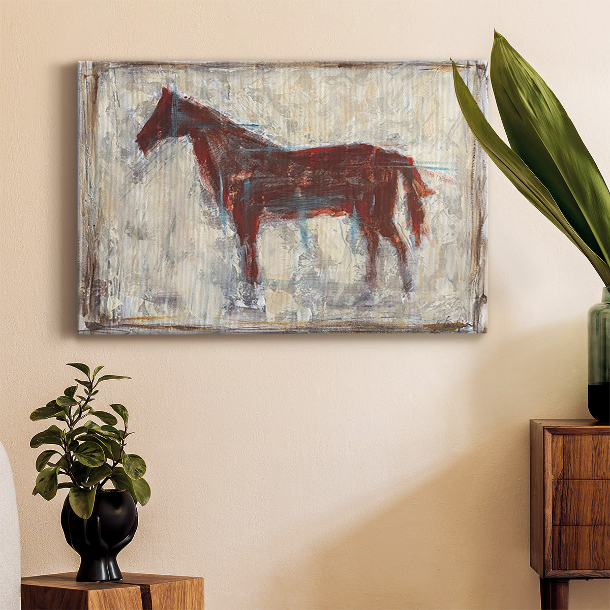 Iron Equine I Premium Gallery Wrapped Canvas - Ready to Hang