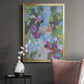 Iris Garden - Modern Framed Canvas Print
