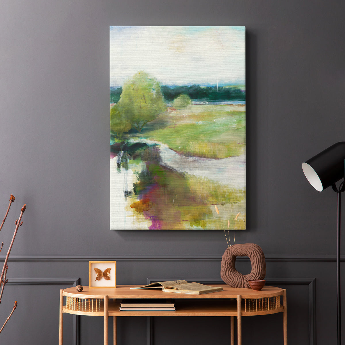 Crossing the Stream - Canvas Art Print
