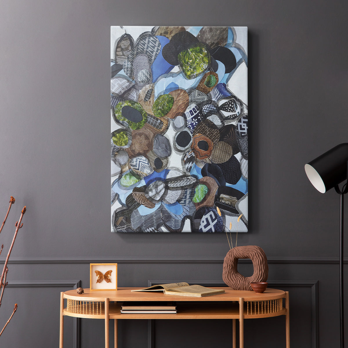 Catalina Island Blue Glass - Canvas Art Print