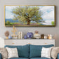 Olive Tree and Lavender - Floater Framed Canvas Print