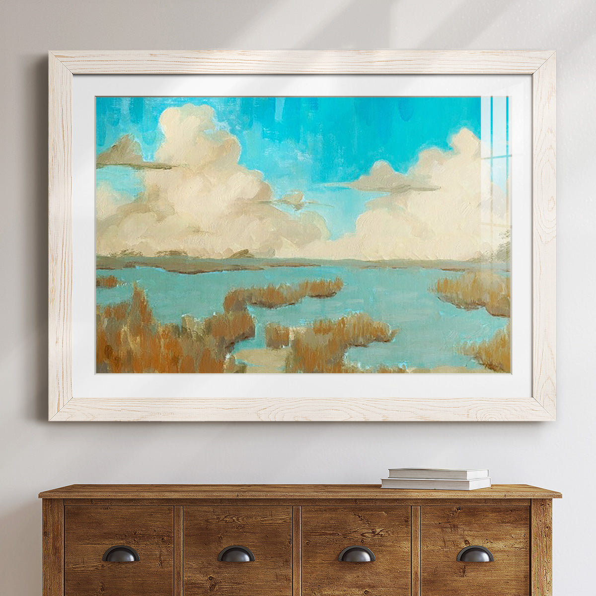 Fripp Island Water II - Barnwood Framed Art Print
