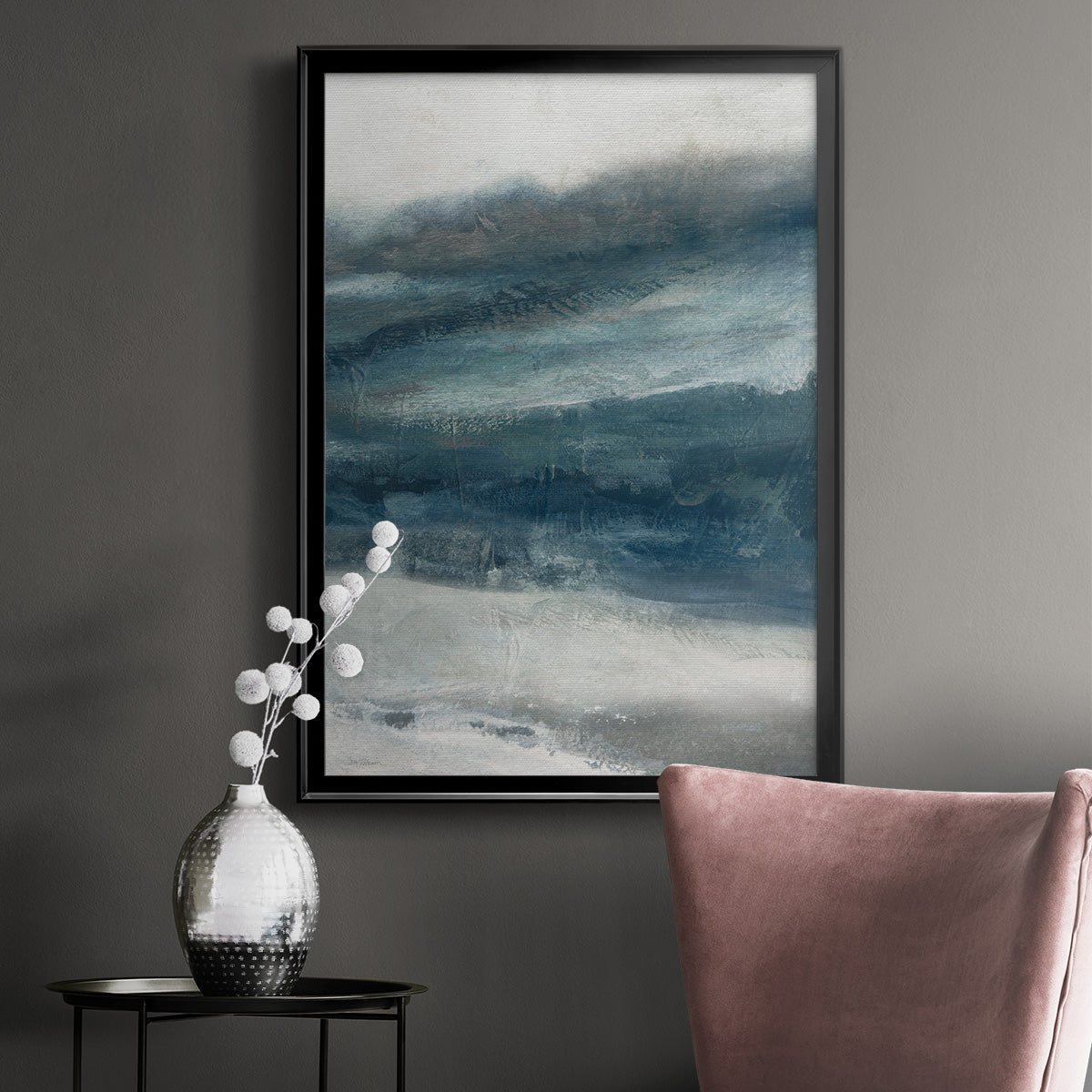 Private Inlet II - Modern Framed Canvas Print