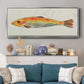 Fanciful Fish II - Floater Framed Canvas Print