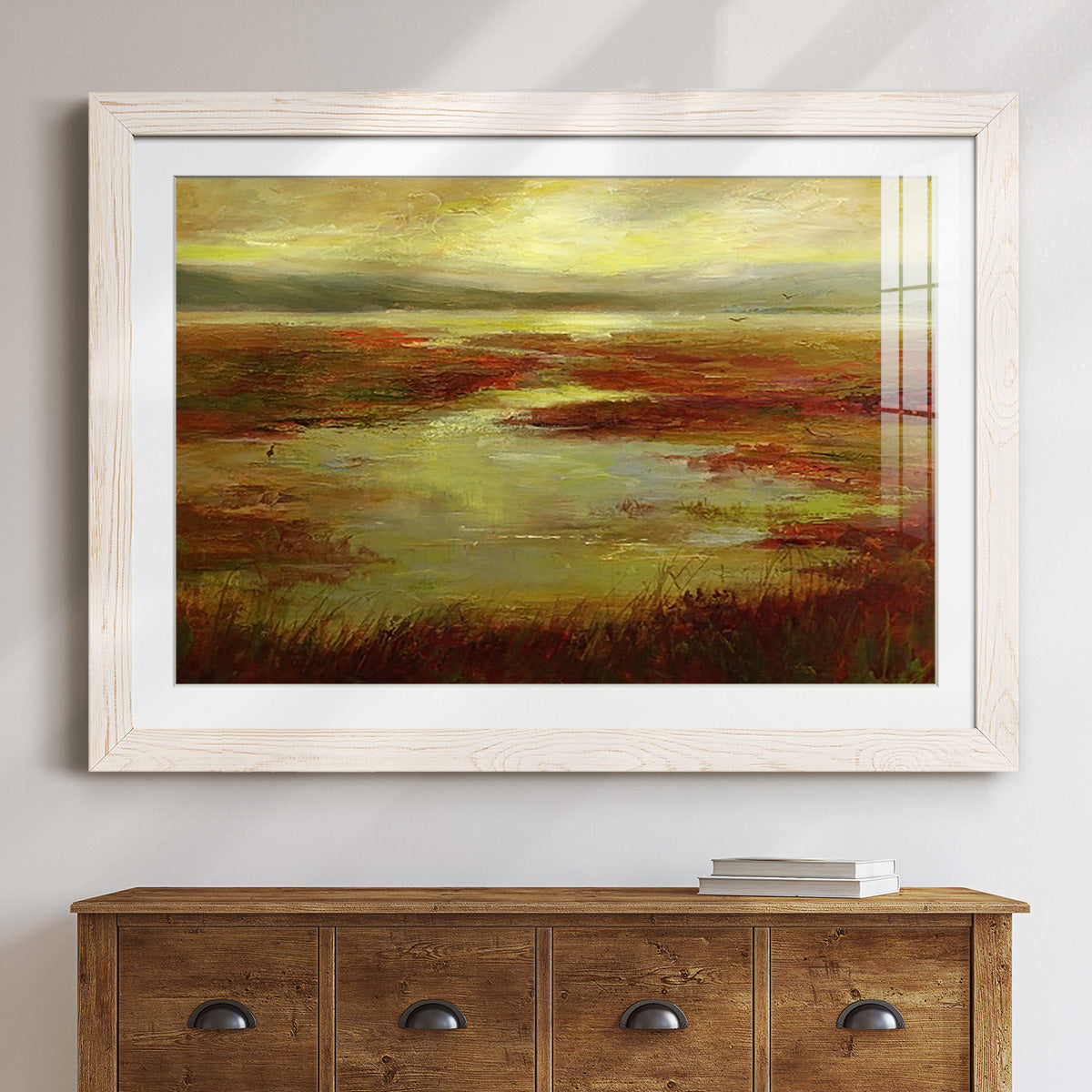 Coastal Views V - Barnwood Framed Art Print