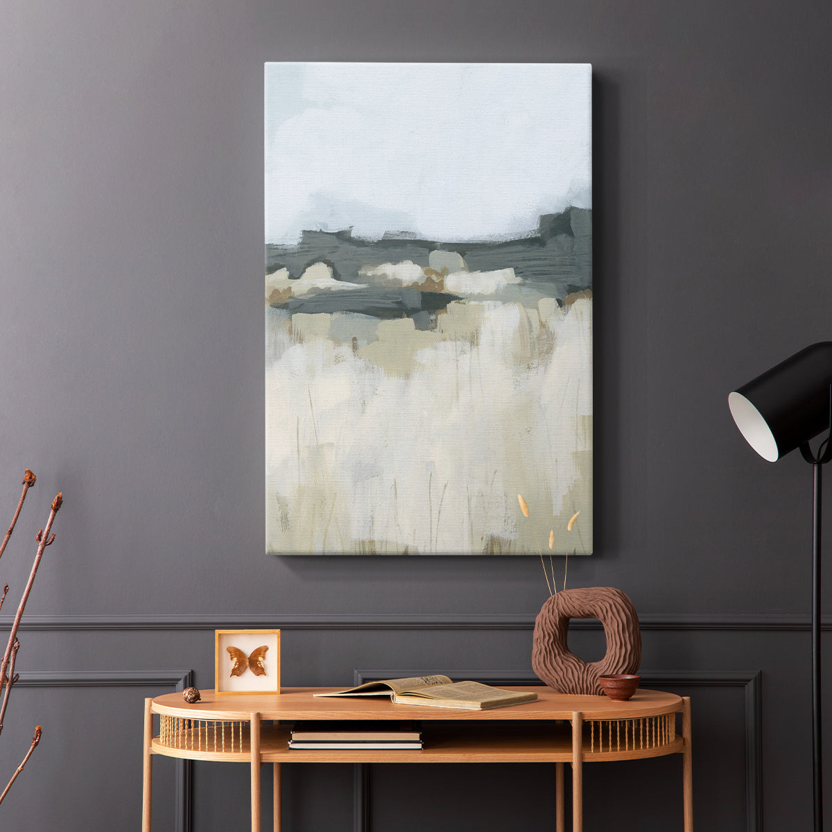 Brushstroke Badlands I - Canvas Art Print