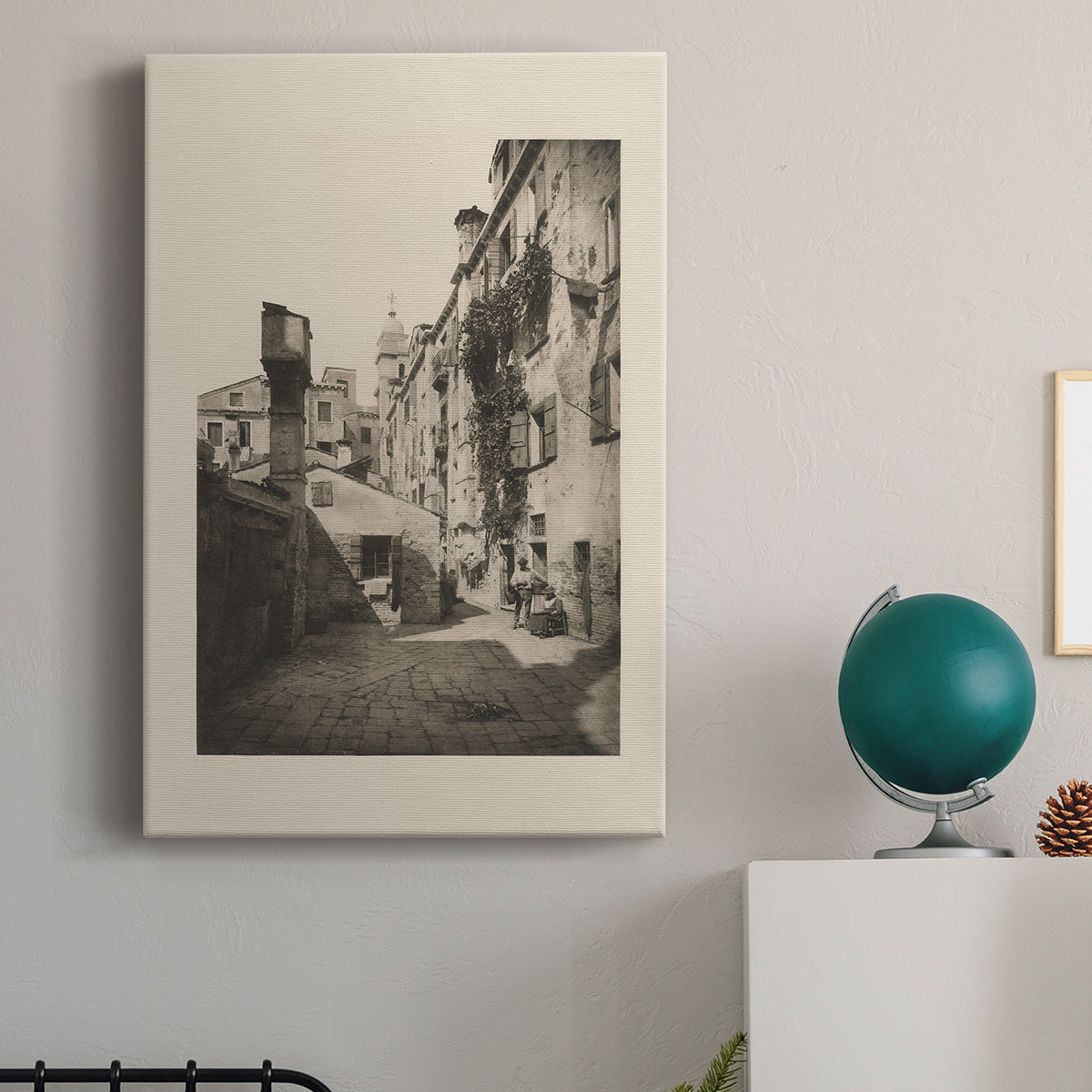 Vintage Views of Venice VIII Premium Gallery Wrapped Canvas - Ready to Hang