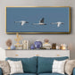 Wing Up Wing down - Floater Framed Canvas Print