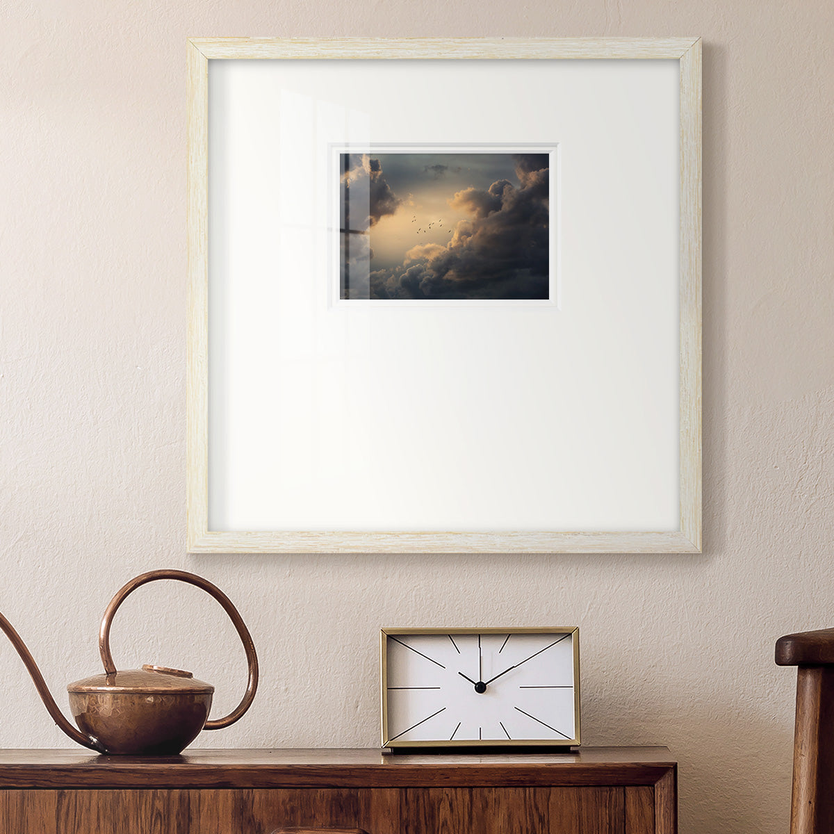 Soaring High Above- Premium Framed Print Double Matboard