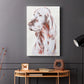 Sitting Dog III - Canvas Art Print