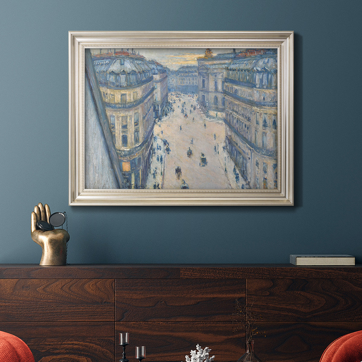 Halévy Street, View from the Seventh Floor - Ornate Framed Canvas Print