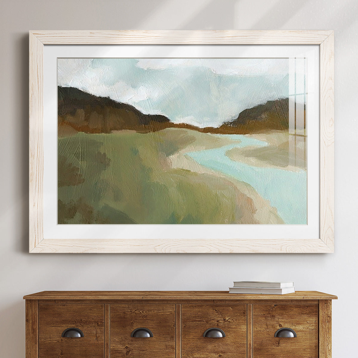 Coldwater Hills I - Barnwood Framed Art Print