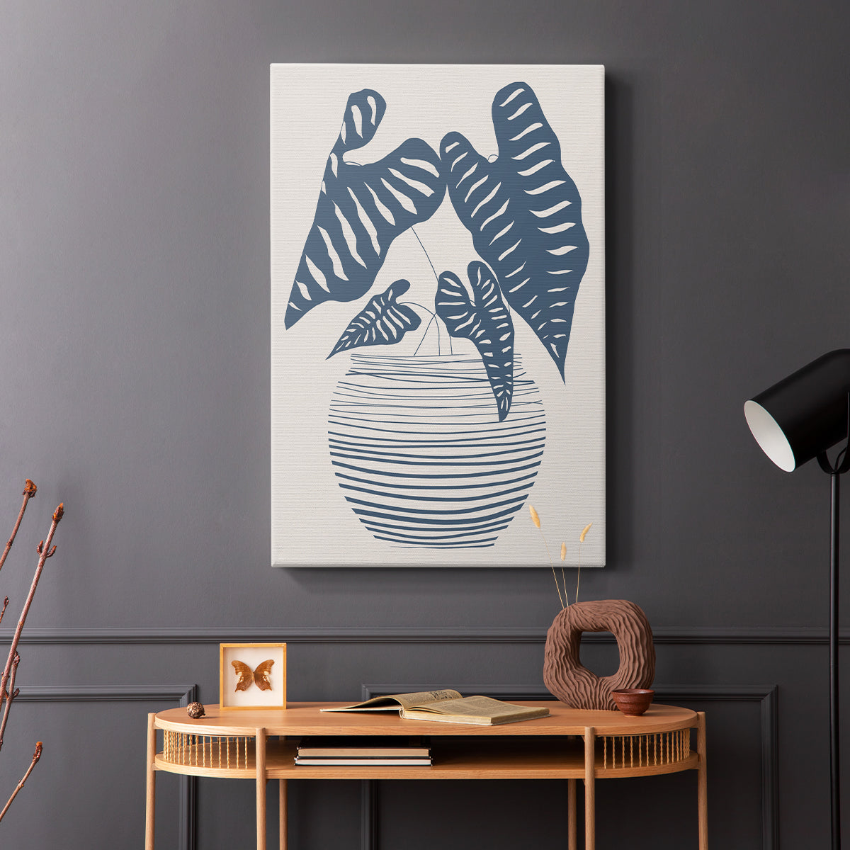 Wired in Monochrome I - Canvas Art Print