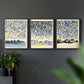 Abstract Series CXCII - Restickable Framed Art Set