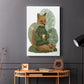 Latte Fox in Sweater - Canvas Art Print