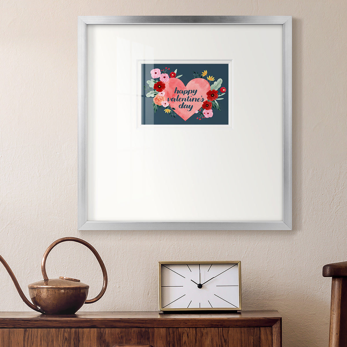 Sweet Hearts Collection A Premium Framed Print Double Matboard